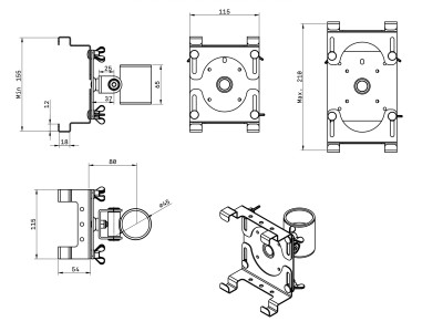 Тримач для планшета KV-116K (3D-модель)