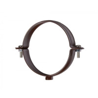 Хомут для крепления водосточных труб d105-L160 (антрацит RAL 7021)