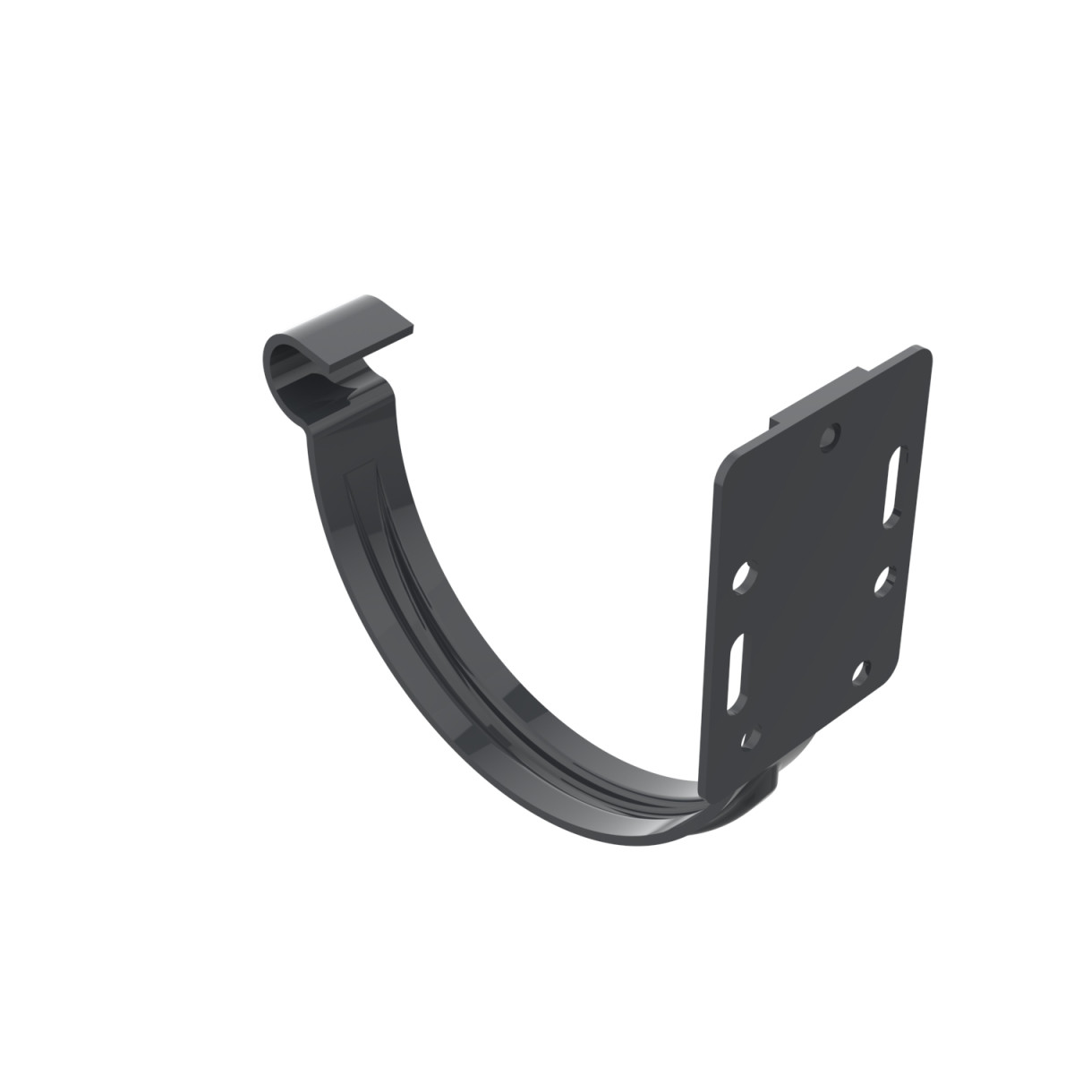 Кронштейн желоба М1-130 в цвете графит RAL7024 для Rainway