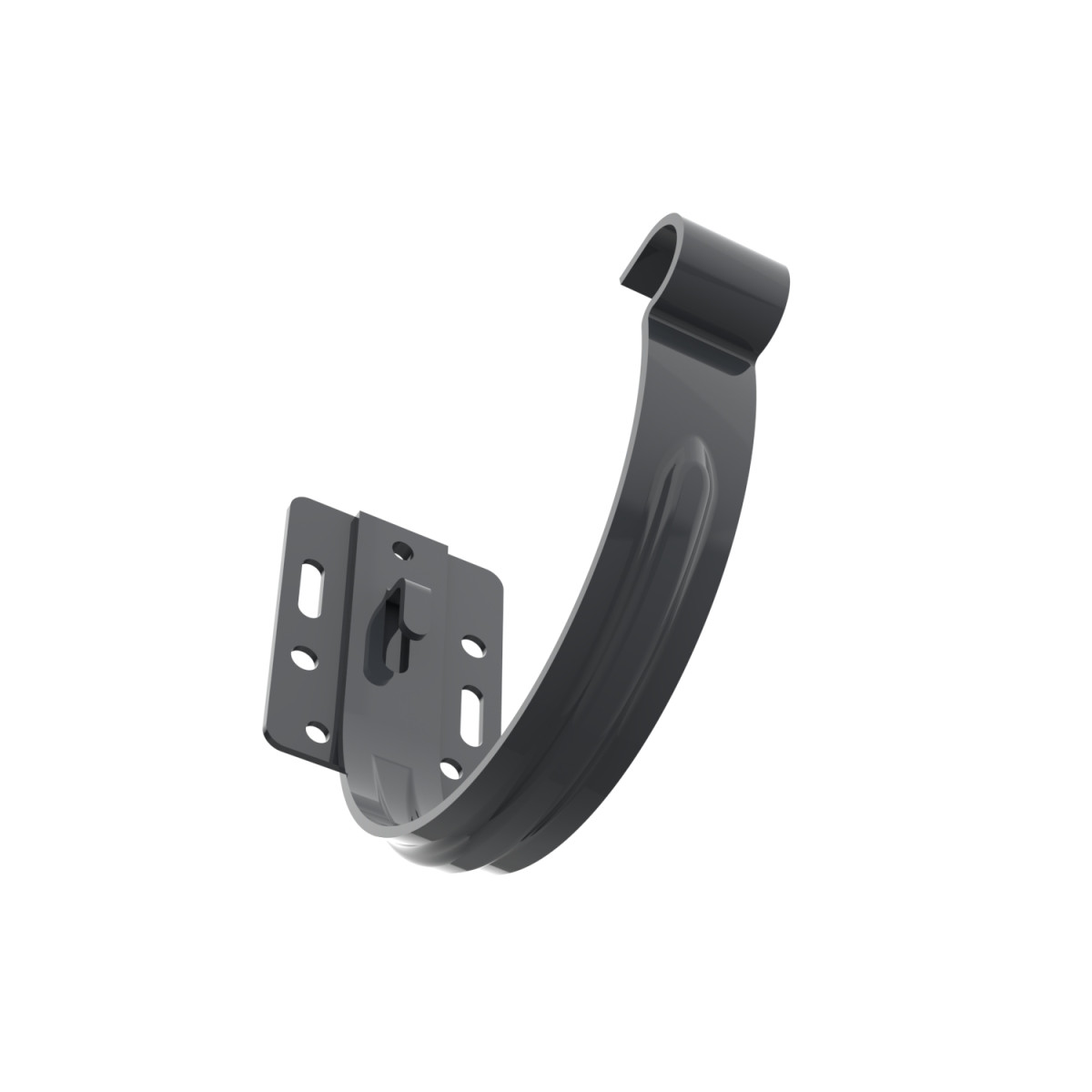 Кронштейн желоба М1-130 в цвете графит RAL7024 для Rainway