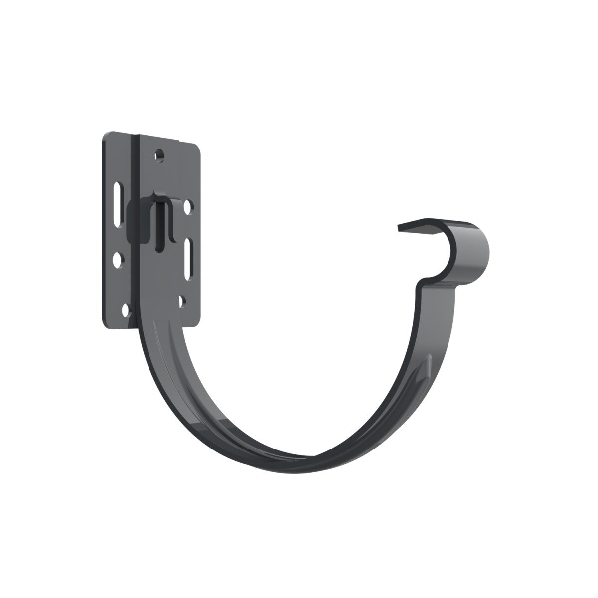 Кронштейн желоба М1-130 в цвете графит RAL7024 для Rainway