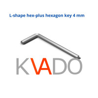 Шестигранний ключ L-подібний 4 мм