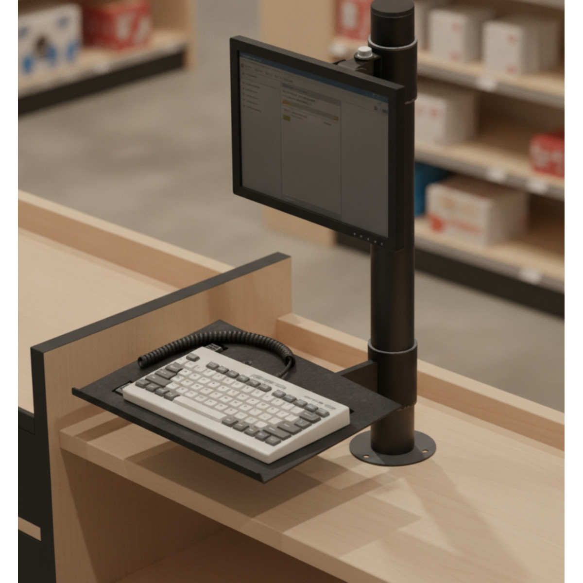 Тримач для POS-клавіатури з нахилом та поворотом 