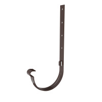 Кронштейн желоба 130 мм, коричневый RAL 8017, металлический (для водосточной системы Rainway)