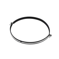 Хомут металлический для вентиляции с резиновой вставкой 500 /М10