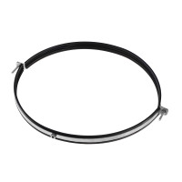 Хомут металевий для вентиляції з гумовою вставкою 900 /М8