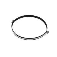 Хомут металевий для вентиляції з гумовою вставкою 355 /М8