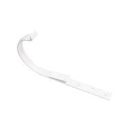 Кронштейн желоба 130, белый RAL9003 (для "Wavin")