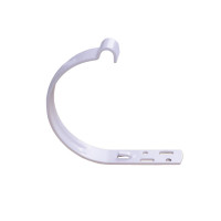 Тримач ринви короткий М3-130, білий RAL9003 (для "Wavin")