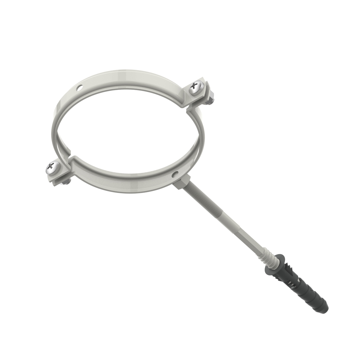 Хомут для труб d100, L160 - RAL 9003