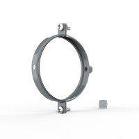 Хомут для крепления водосточных труб d105, RAL7040