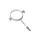 Хомут для кріплення труб d75 L160, RAL 9003